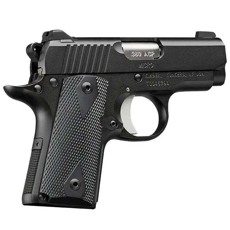 Kimber Micro .380 ACP 6rd Pistol, Blackout Sights 3700601 - Kimber