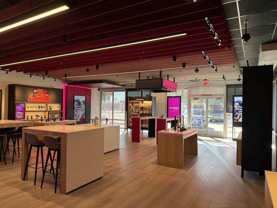  Interior photo of T-Mobile Store at Flamingo & Maryland, Las Vegas, NV 