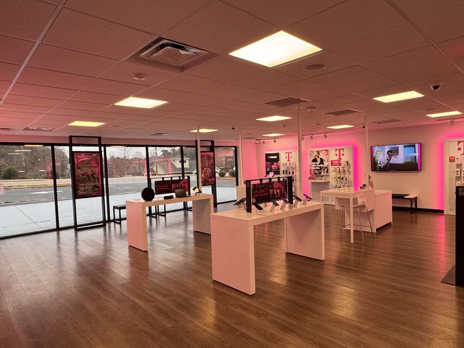 Interior photo of T-Mobile Store at Liberty & McFarland, York, SC