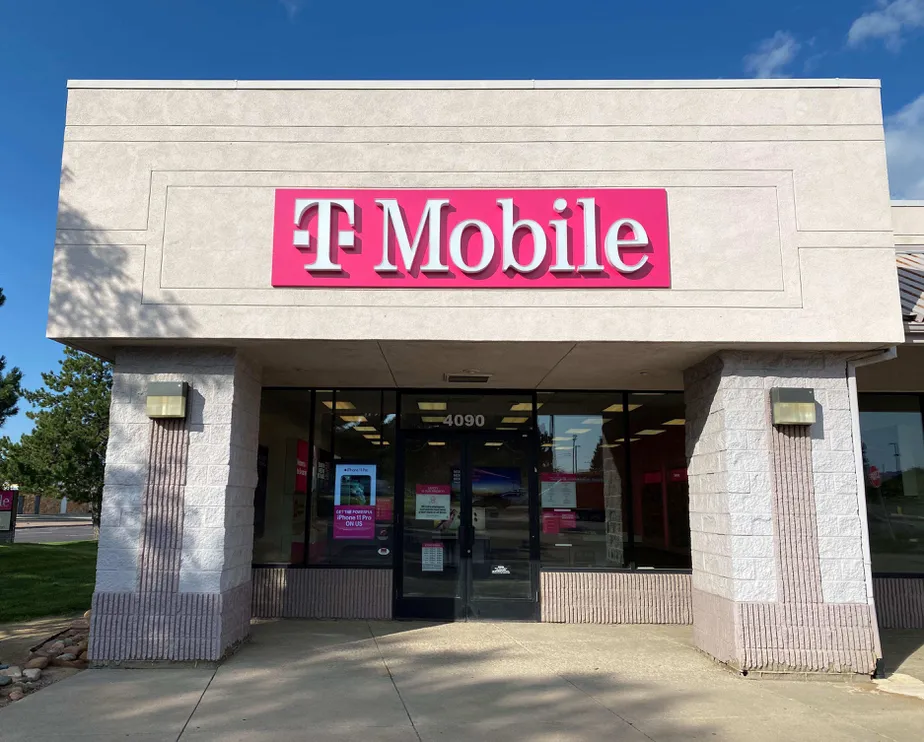 Exterior photo of T-Mobile store at Austin Bluffs Pkwy & Siferd Blvd, Colorado Springs, CO