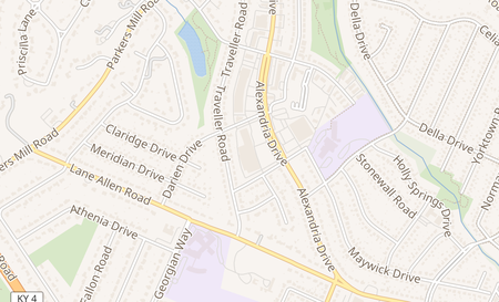 map of 1801 Alexandria Dr Ste 184 Lexington, KY 40504