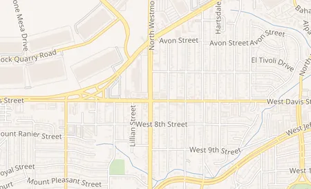 map of 3221 W Davis St Ste A Dallas, TX 75211