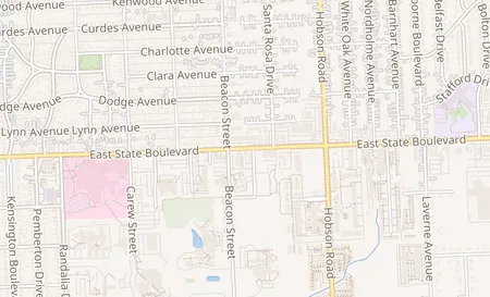 map of 2837 E State Blvd Fort Wayne, IN 46805