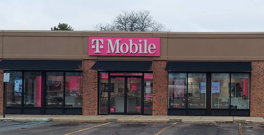 Exterior photo of T-Mobile store at Michigan Ave & Nowlin St, Dearborn, MI
