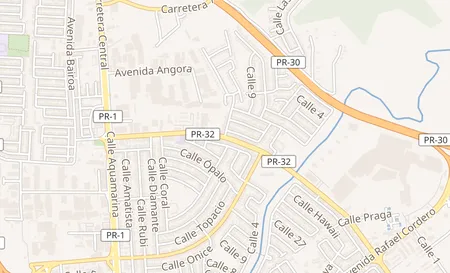 map of Villa Del Carmen Ave Luis Munoz Marin B42 Caguas, PR 00725
