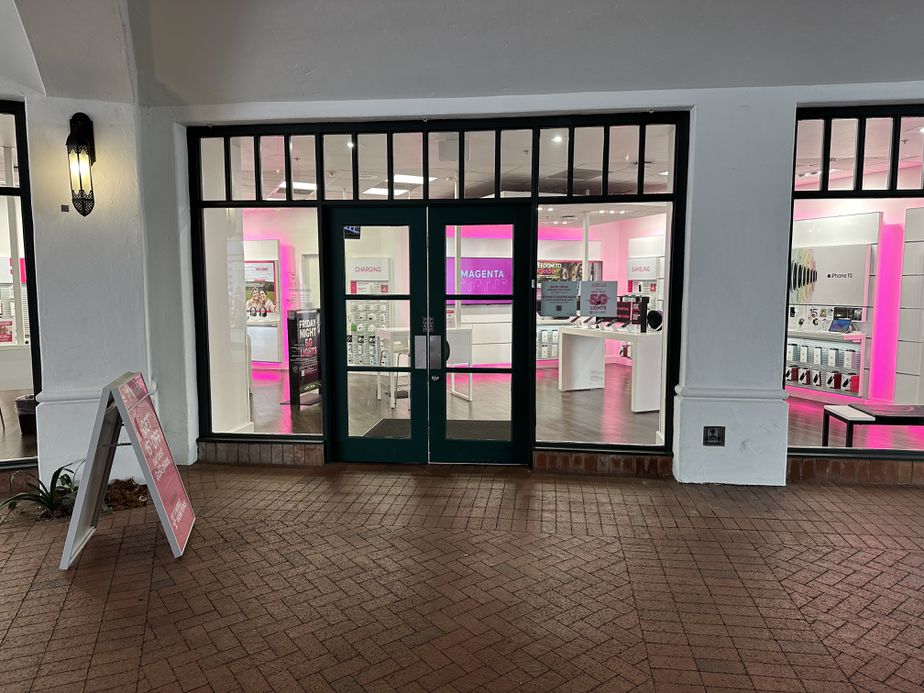 Exterior photo of T-Mobile Store at Paseo Nuevo, Santa Barbara, CA