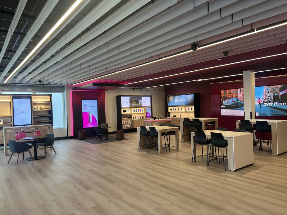 Interior photo of T-Mobile Store at Boston & Sewell, Springfield, MA