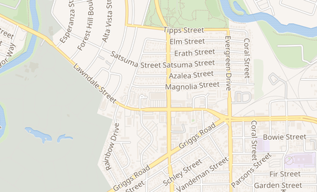 map of 7071 Lawndale St B Houston, TX 77023