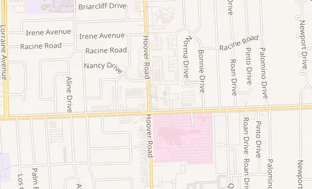 map of 29128 Hoover Rd Warren, MI 48093