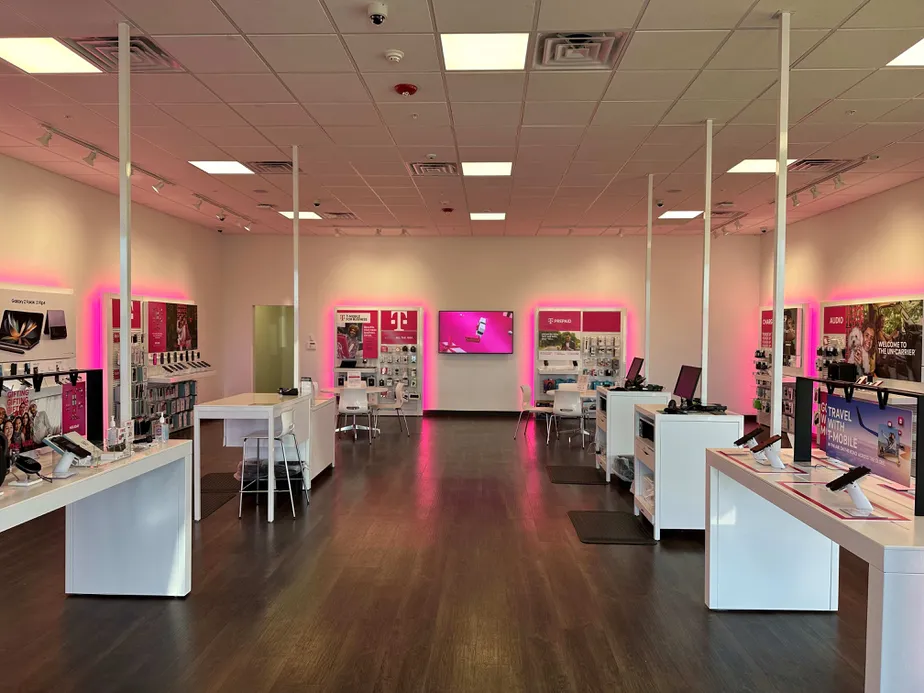Interior photo of T-Mobile Store at Broadcasting Square, Reading, PA