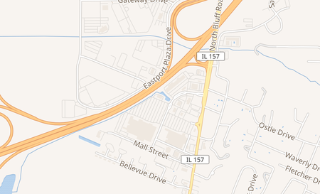 map of 1042 Collinsville Crossing Blvd Collinsville, IL 62234