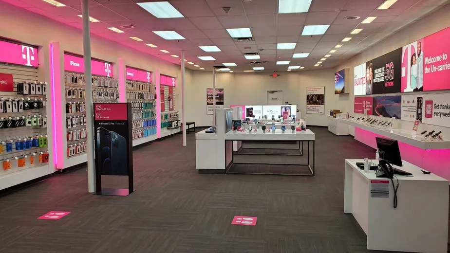 Interior photo of T-Mobile Store at Willow Bend & Bass Lake Rd, Crystal, MN