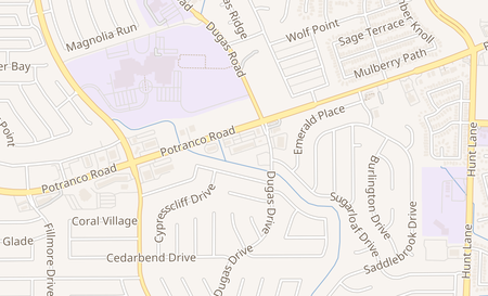 map of 9714 Potranco Rd 106 San Antonio, TX 78251