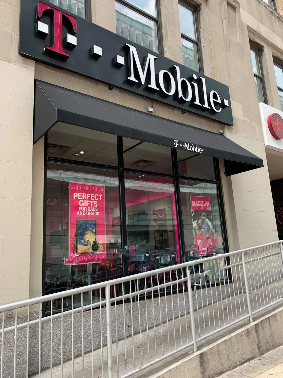 Exterior photo of T-Mobile store at E 161 St & Morris Ave 2, Bronx, NY