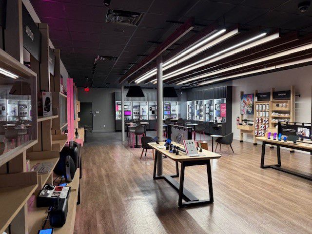 Interior photo of T-Mobile Store at Stratford Rd & Lower Mall Dr, Winston-Salem, NC