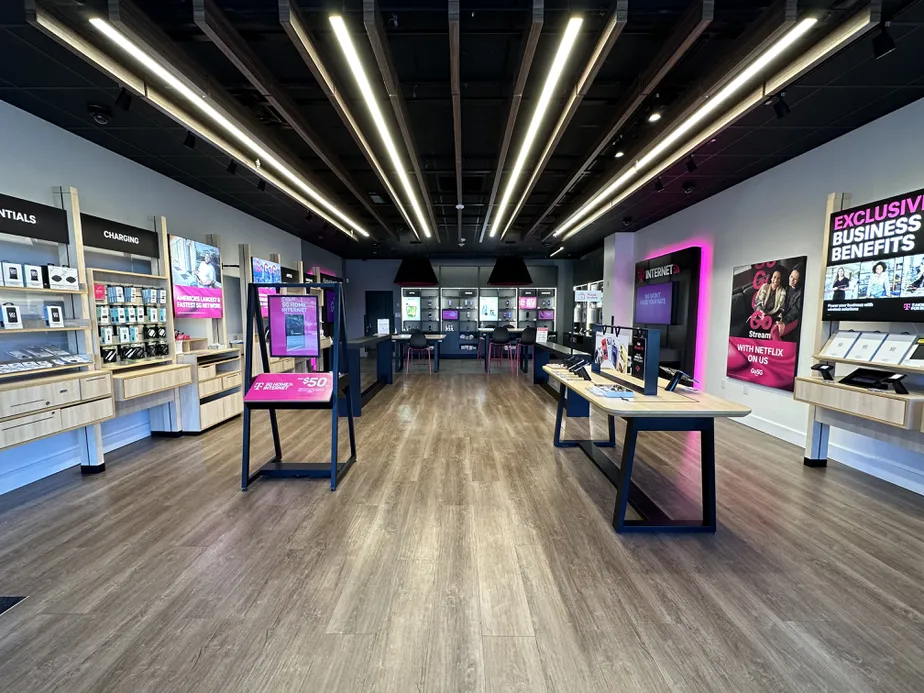 Interior photo of T-Mobile Store at The Shops at Wamesit Place, Tewksbury, MA