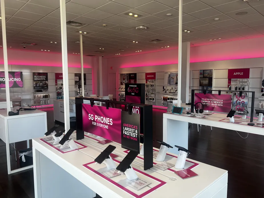 Interior photo of T-Mobile Store at Founders Pkwy and New Memphis, Castle Rock, CO