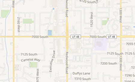 map of 7031 S Redwood Rd West Jordan, UT 84084