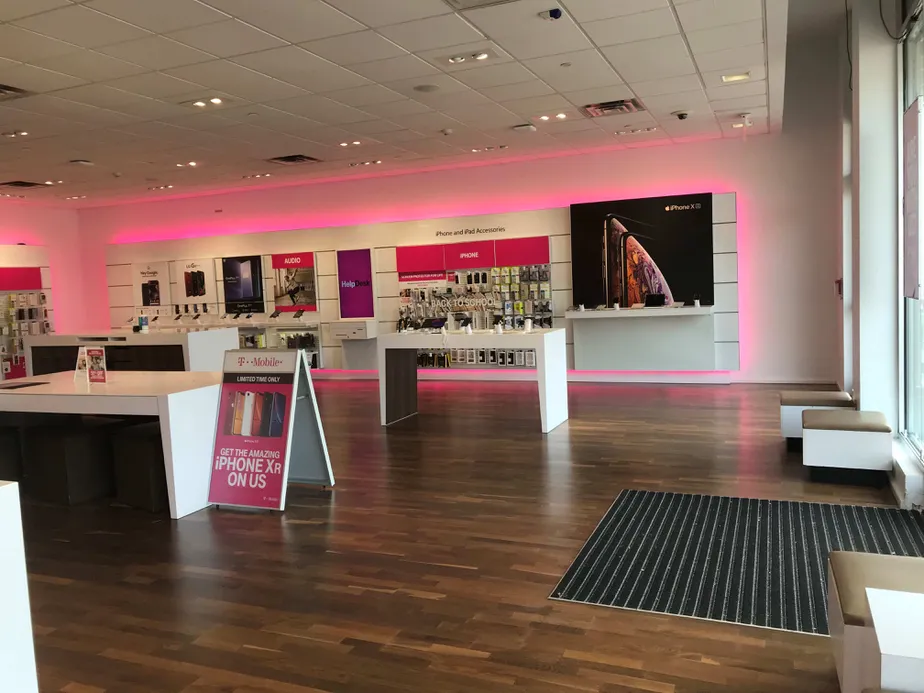 Interior photo of T-Mobile Store at Monmouth Mall 2, Eatontown, NJ