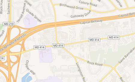 map of 6285 Oxon Hill RD Oxon Hill, MD 20745