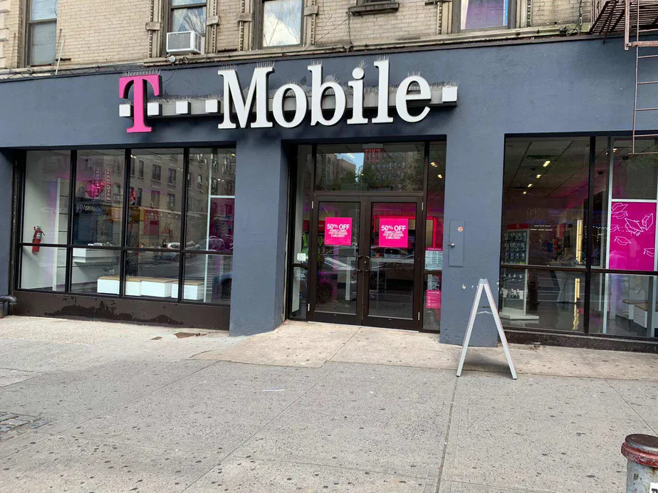 Exterior photo of T-Mobile store at St Nicholas & 170th St, New York, NY
