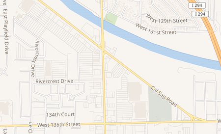 map of 13215 Cicero Ave Crestwood, IL 60445