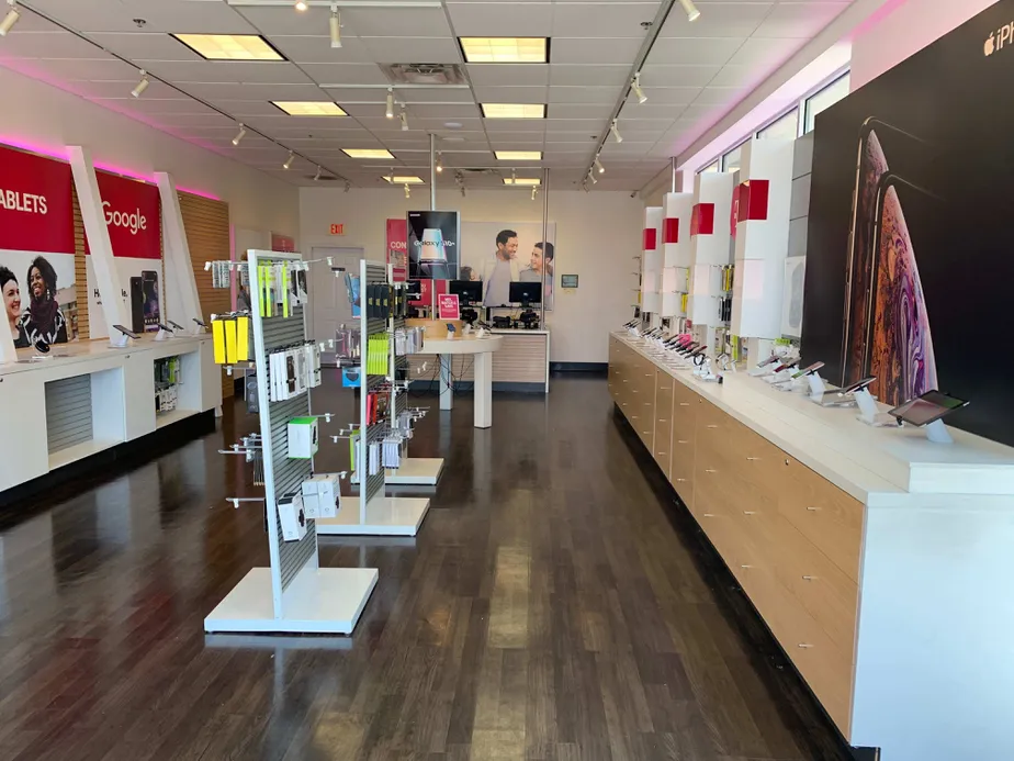 Interior photo of T-Mobile Store at Old York & Pennington, Rock Hill, SC