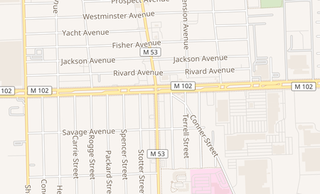 map of 20524 Van Dyke St Detroit, MI 48234