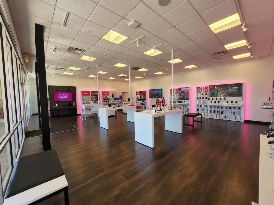 Interior photo of T-Mobile Store at Bryant and 2nd St, Edmond, OK