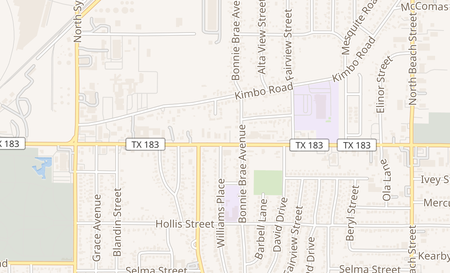 map of 3201 N.E. 28th Street, Suite B Ft Worth, TX 76111