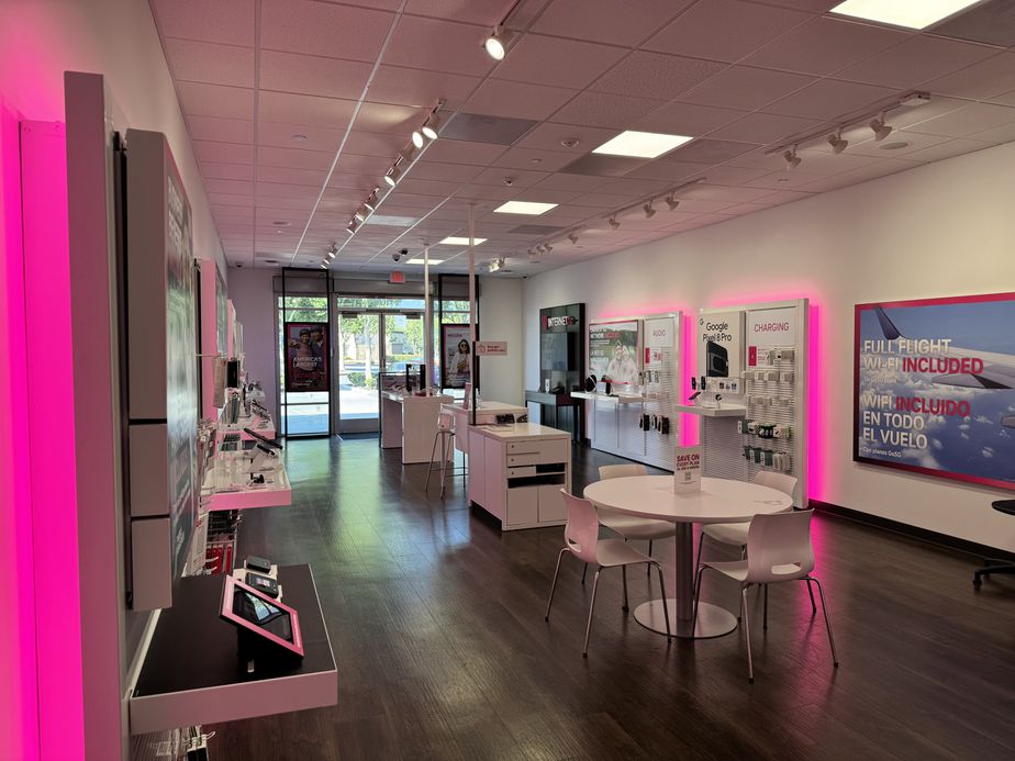 Interior photo of T-Mobile Store at Pacheco Center, Gilroy, CA