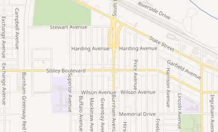 map of 638B Sibley Blvd Calumet City, IL 60409