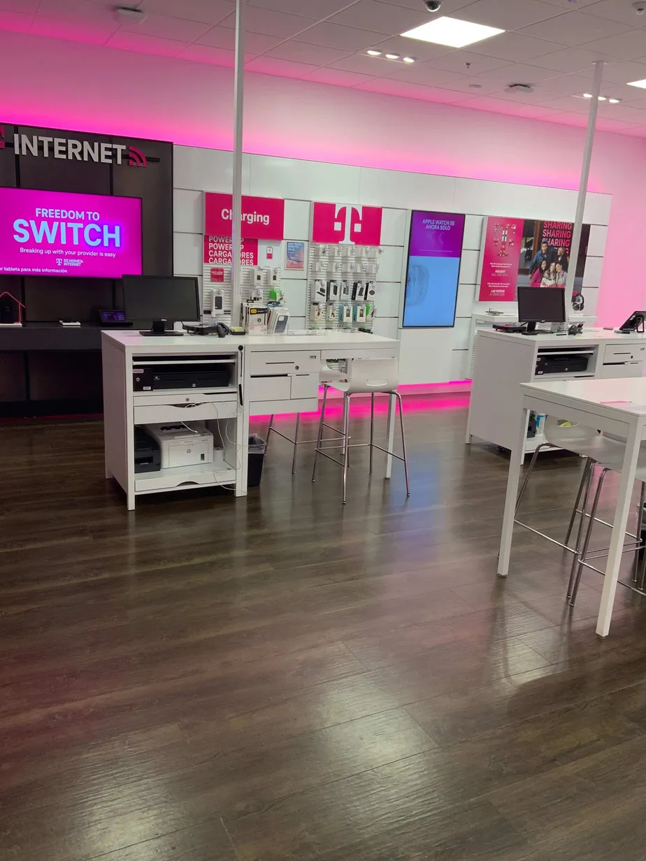 Interior photo of T-Mobile Store at Bristol & 17th, Santa Ana, CA