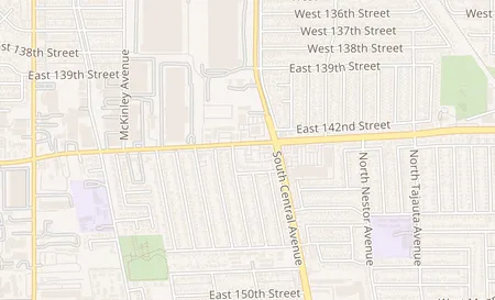 map of 1138 E Rosecrans Ave Los Angeles, CA 90059