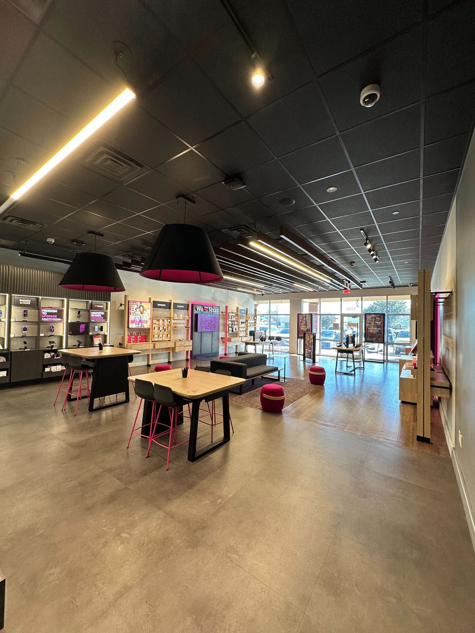 Interior photo of T-Mobile Store at Hurst-Pipeline, Hurst, TX