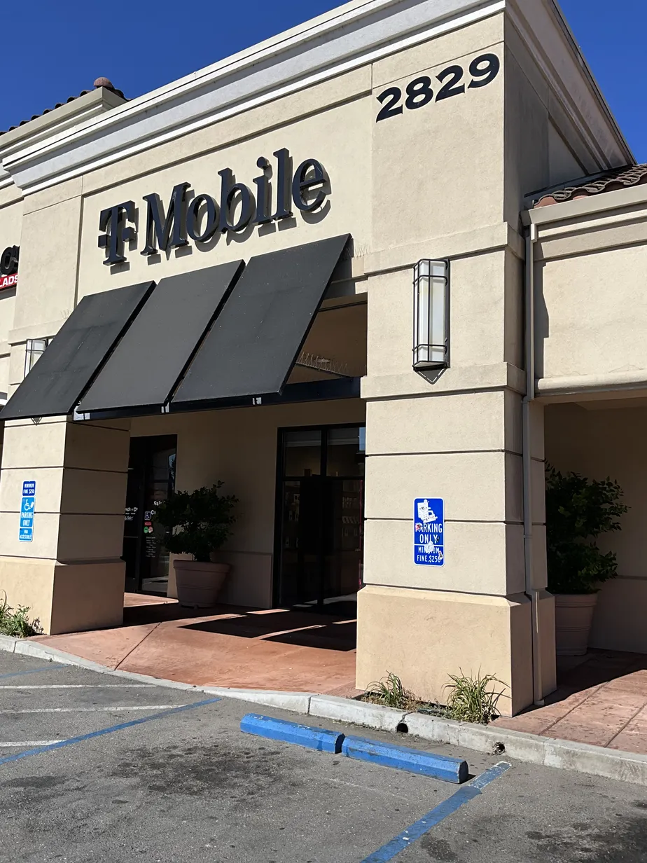 Exterior photo of T-Mobile Store at March Ln - Home Depot Center, Stockton, CA