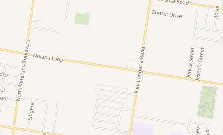 map of 205 W Nolana Loop 4 San Juan, TX 78589