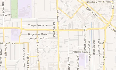 map of 2047 Wirt Rd Ste D Houston, TX 77055