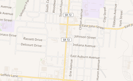 map of 1916 S Limestone St Springfield, OH 45505