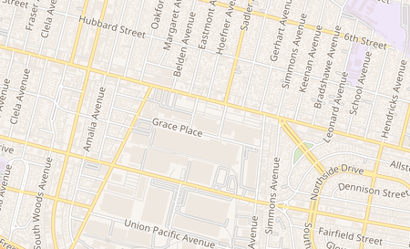 map of 5622 Whittier Blvd Commerce, CA 90022