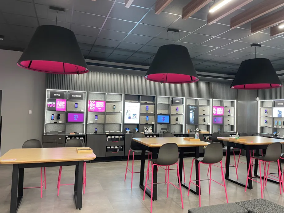 Interior photo of T-Mobile Store at Copperfield, Houston, TX