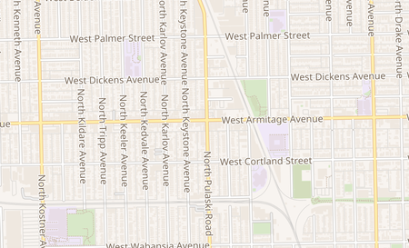 map of 4001 W Armitage Ave Chicago, IL 60639
