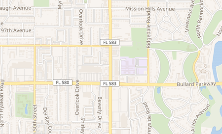 map of 9267 N 56th St Temple Terrace, FL 33617
