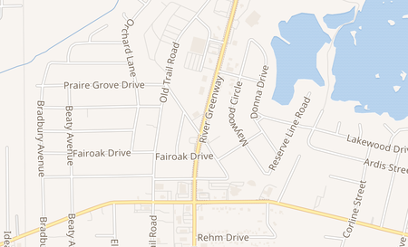 map of 6431 Bluffton Rd FtWayne Fort Wayne, IN 46809