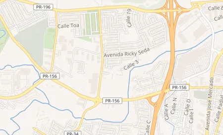 map of Shopping Turabo Heights Calle Chuford Local # 2 turabo garden Caguas, PR 00725