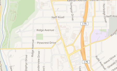 map of 3801 N. Dixie Dr Dayton, OH 45414