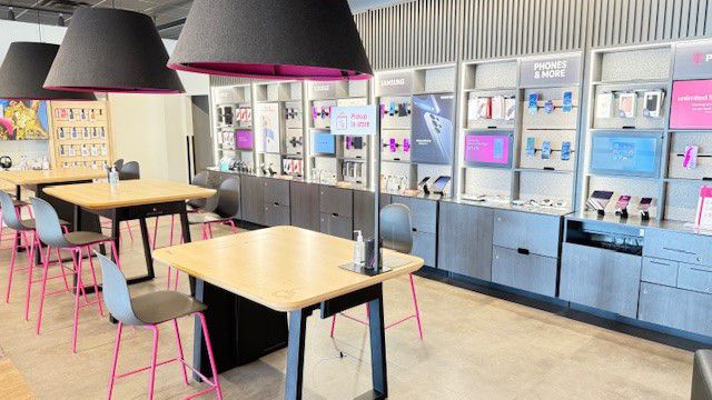Interior photo of T-Mobile Store at Holden & Boulevard, Greensboro, NC
