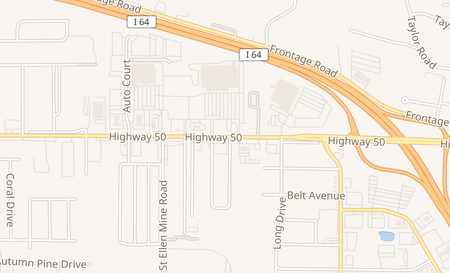 map of 1556 W Highway 50 O Fallon, IL 62269