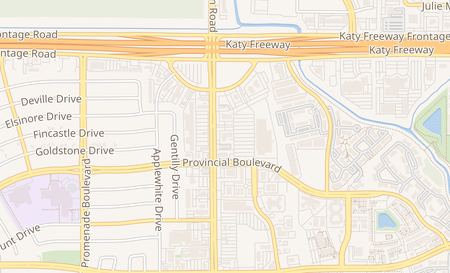 map of 349 1/2 S Mason Rd. Katy, TX 77450