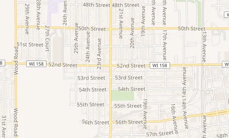 map of 2113 52nd Street Kenosha, WI 53140